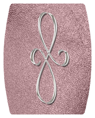 DAREC 601 SL SH OR Silver Scroll Shimmer Orchid Background